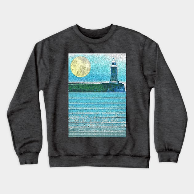 tynemouth composite Crewneck Sweatshirt by paulsummers2014